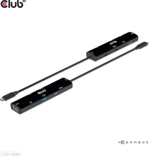 CLUB3D USB4 Gen3x2 6-in-1 Type-C Hub