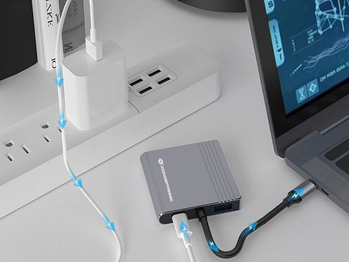 Conceptronic DONN13G USB 3.2 Gen 1 dockingstation