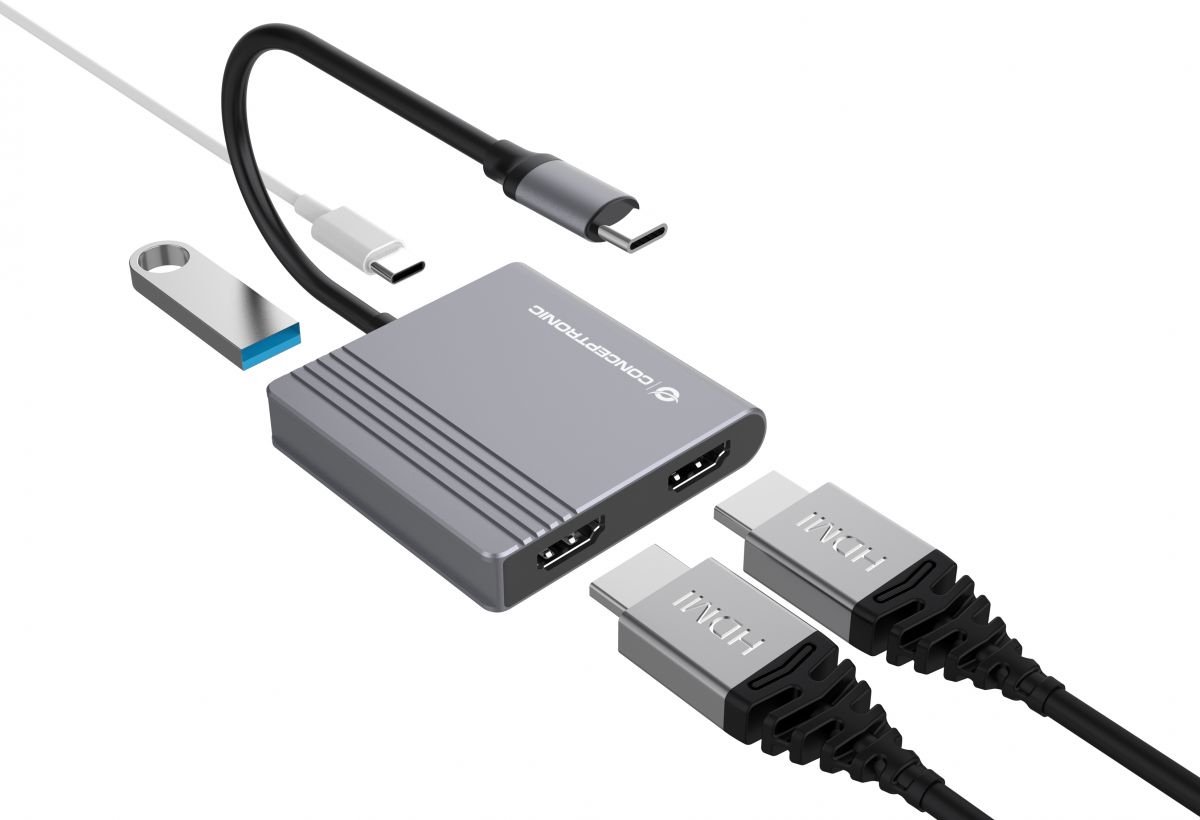 Conceptronic DONN13G USB 3.2 Gen 1 dockingstation