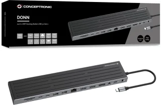 Conceptronic DONN32B Laptop Dock & Poortreplicator