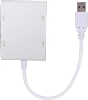 Converter adapter docking station zilver