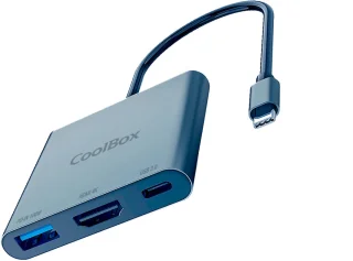 CoolBox miniDOCK C31 USB-C Dock Grijs
