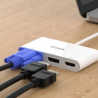 D-Link DUB-V310 USB Hub Wit