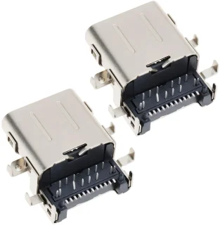 Dailygoods 2 stuks type-c usb oplaadpoorten
