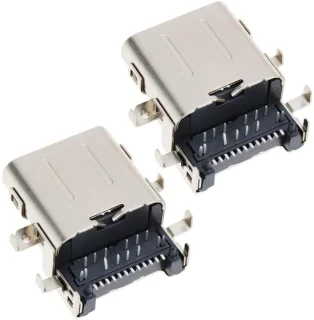 Dailygoods 2 stuks type-c usb oplaadpoorten