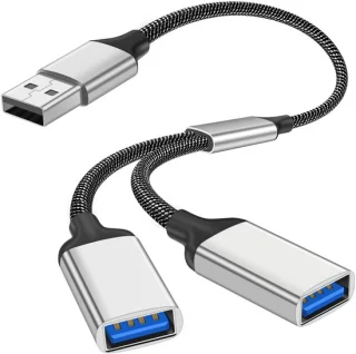Dailygoods - Dailygoody - USB-splitterkabel - dubbele USB-poortverlenger