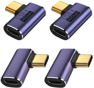 Dailygoods usb c type-c hoekadapter