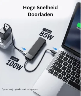 DailySupplies Docking Station 10-in-1 USB-C Zwart