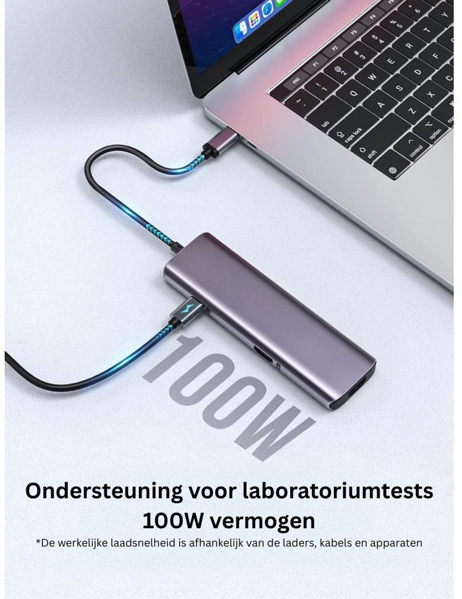 DailySupplies Docking Station Laptop USB-C 2x HDMI Universeel