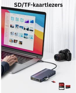 DailySupplies Docking Station USB-C 2x HDMI Universeel