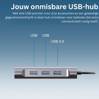 DailySupplies Docking Station USB-C 2x HDMI Universeel