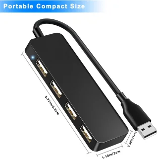 Daity USB 2.0 4-poorts hub