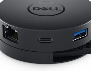 DELL DA300 USB-C Adapter Zwart