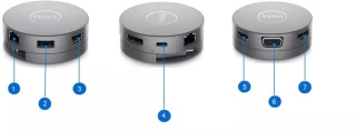 Dell DA310 USB-C multiport-adapter
