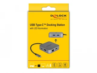 Delock USB Type-C Dockingstation voor mobiele apparaten