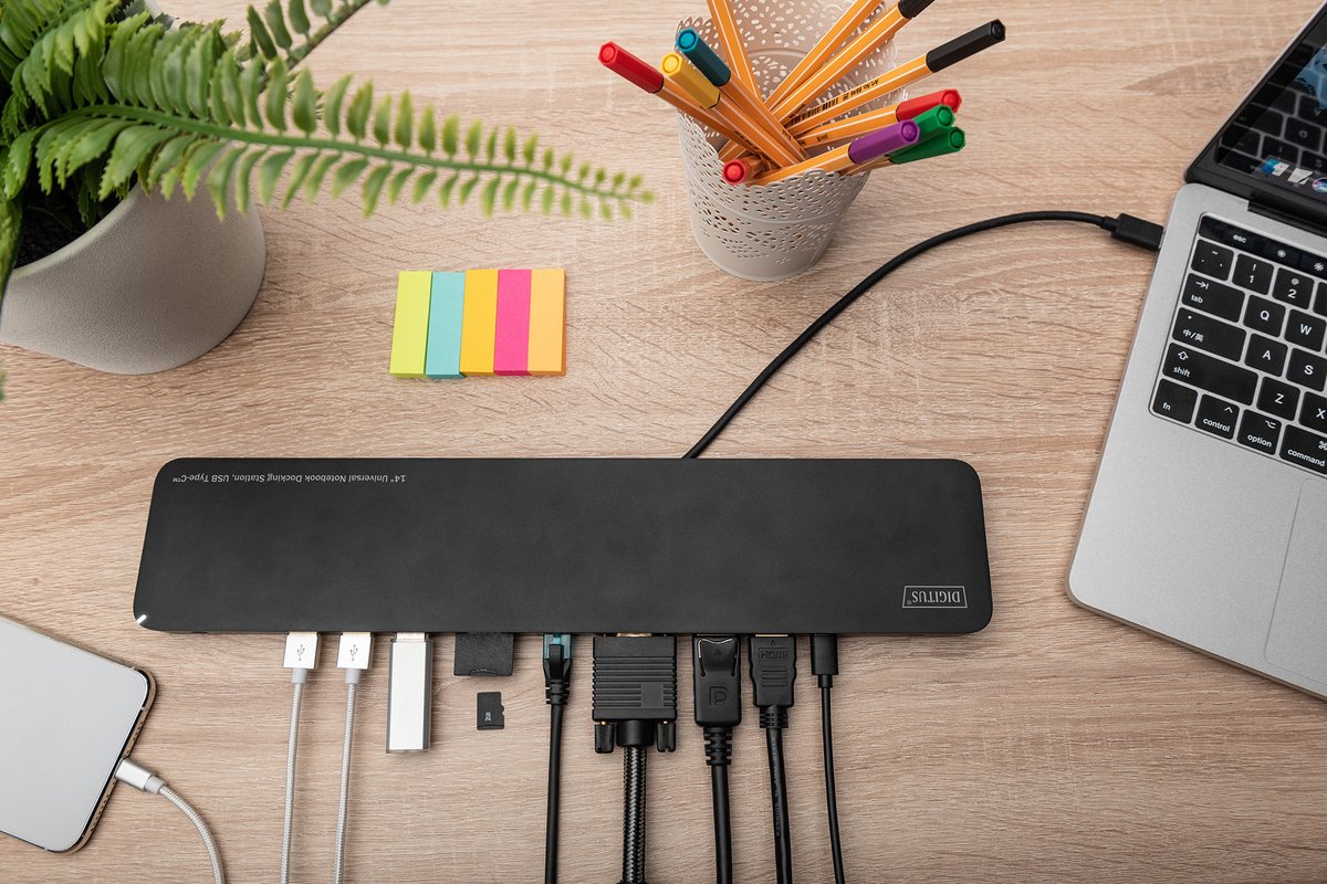Digitus DA-70868 USB-C Laptop Dockingstation
