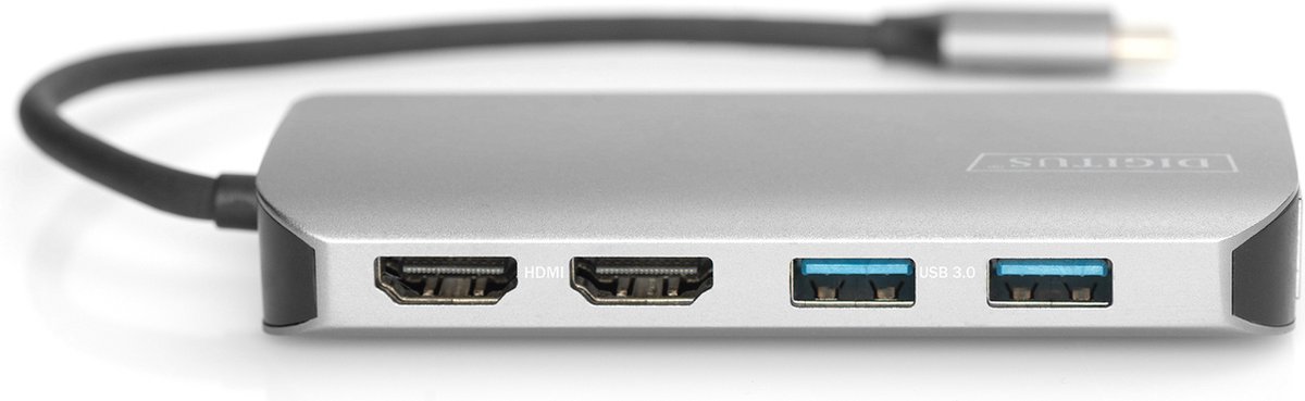 Digitus DA-70884 USB-C mini-dockingstation Universeel