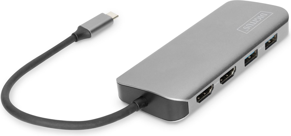 Digitus DA-70884 USB-C mini-dockingstation Universeel
