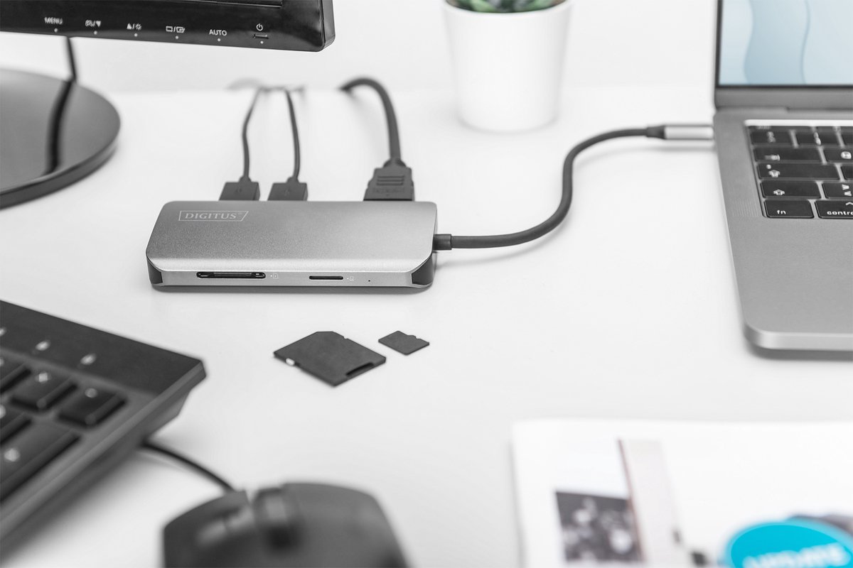 Digitus DA-70884 USB-C mini-dockingstation Universeel