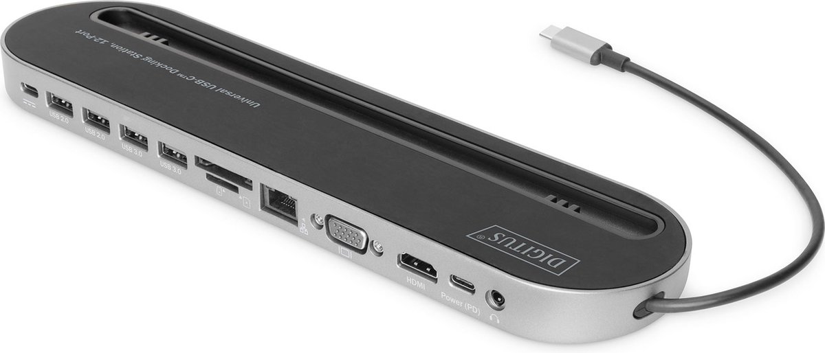 Digitus DA-70888 USB-C mini-dockingstation Universeel