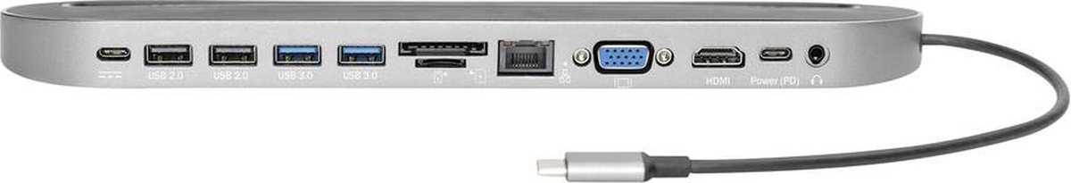 Digitus DA-70888 USB-C mini-dockingstation Universeel