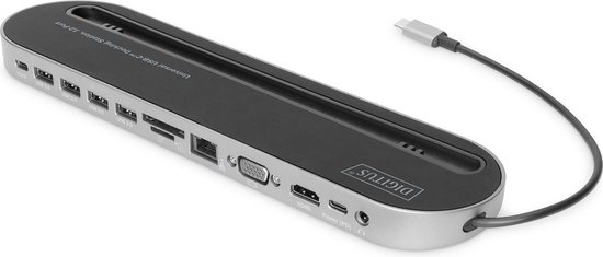 Digitus DA-70888 USB-C mini-dockingstation Universeel