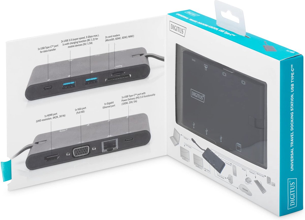 Digitus Laptopdockingstation Universeel