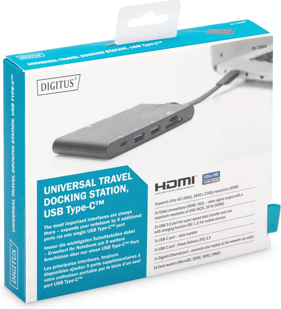 Digitus Laptopdockingstation Universeel