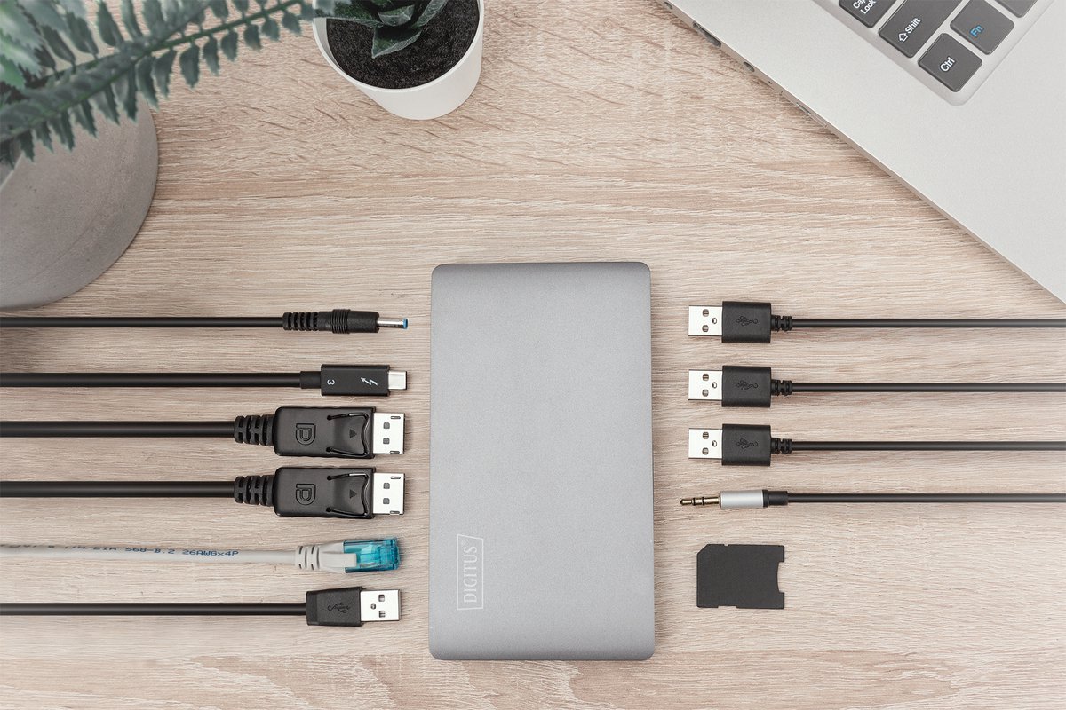 Digitus Universal USB 3.0 7-P Laptop Dockingstation