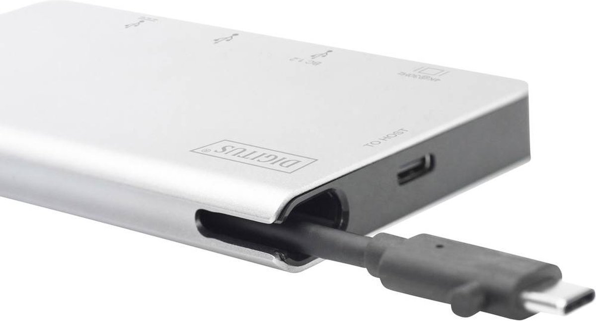 Digitus Universeel USB-C Dockingstation Met Laadfunctie