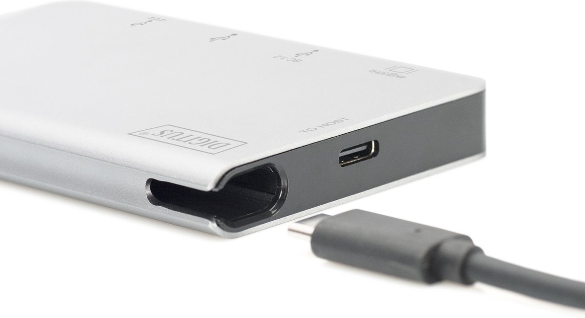 Digitus Universeel USB-C Dockingstation Met Laadfunctie