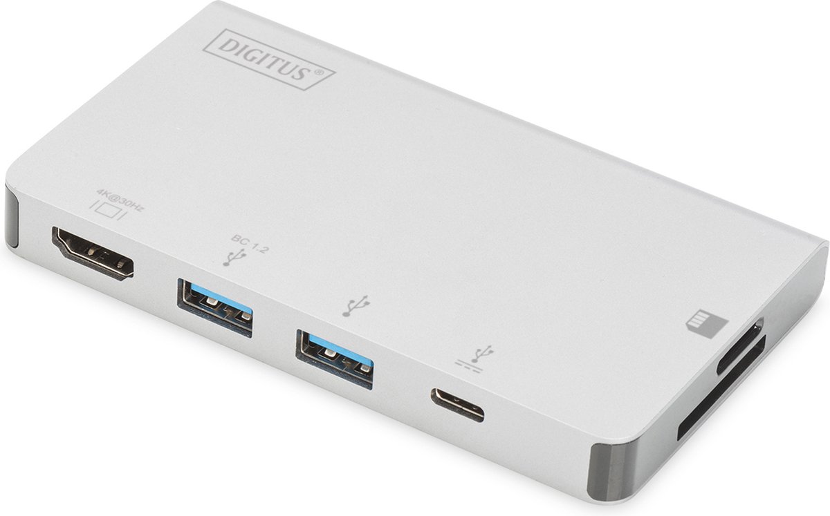 Digitus Universeel USB-C Dockingstation Met Laadfunctie