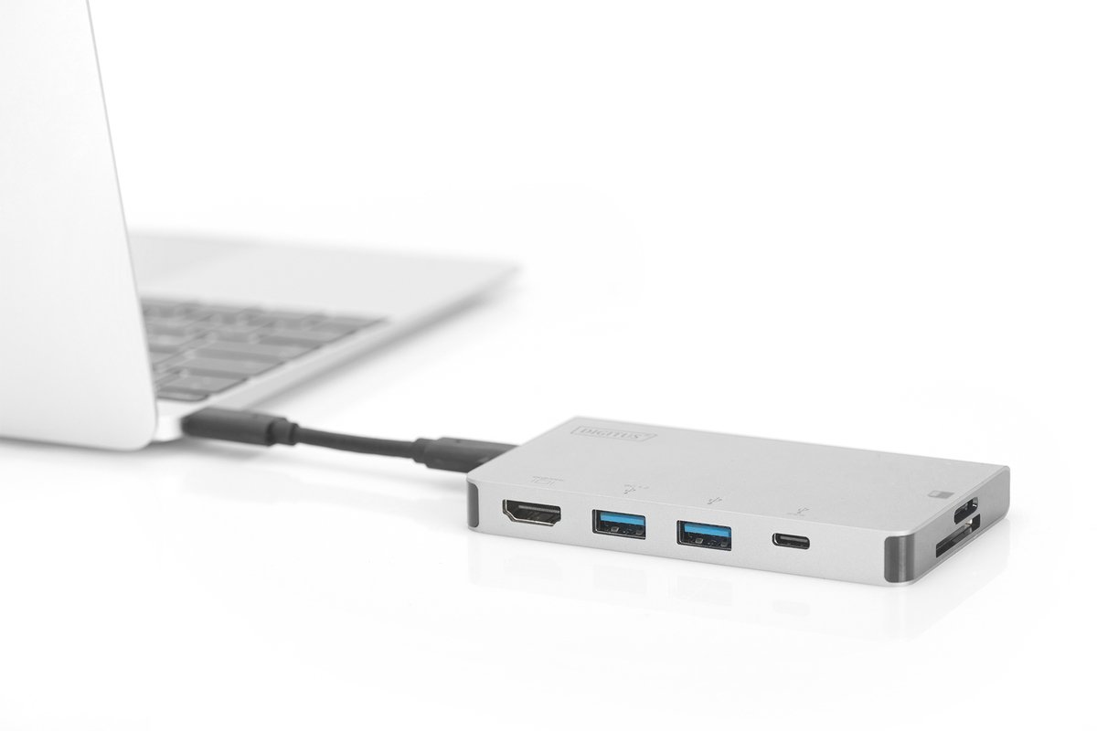 Digitus Universeel USB-C Dockingstation Met Laadfunctie