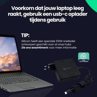 DirectGoods 10-in-1 USB C Hub Docking Station Spacegrey