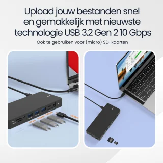 DirectGoods 13-in-1 USB C Hub Docking Station