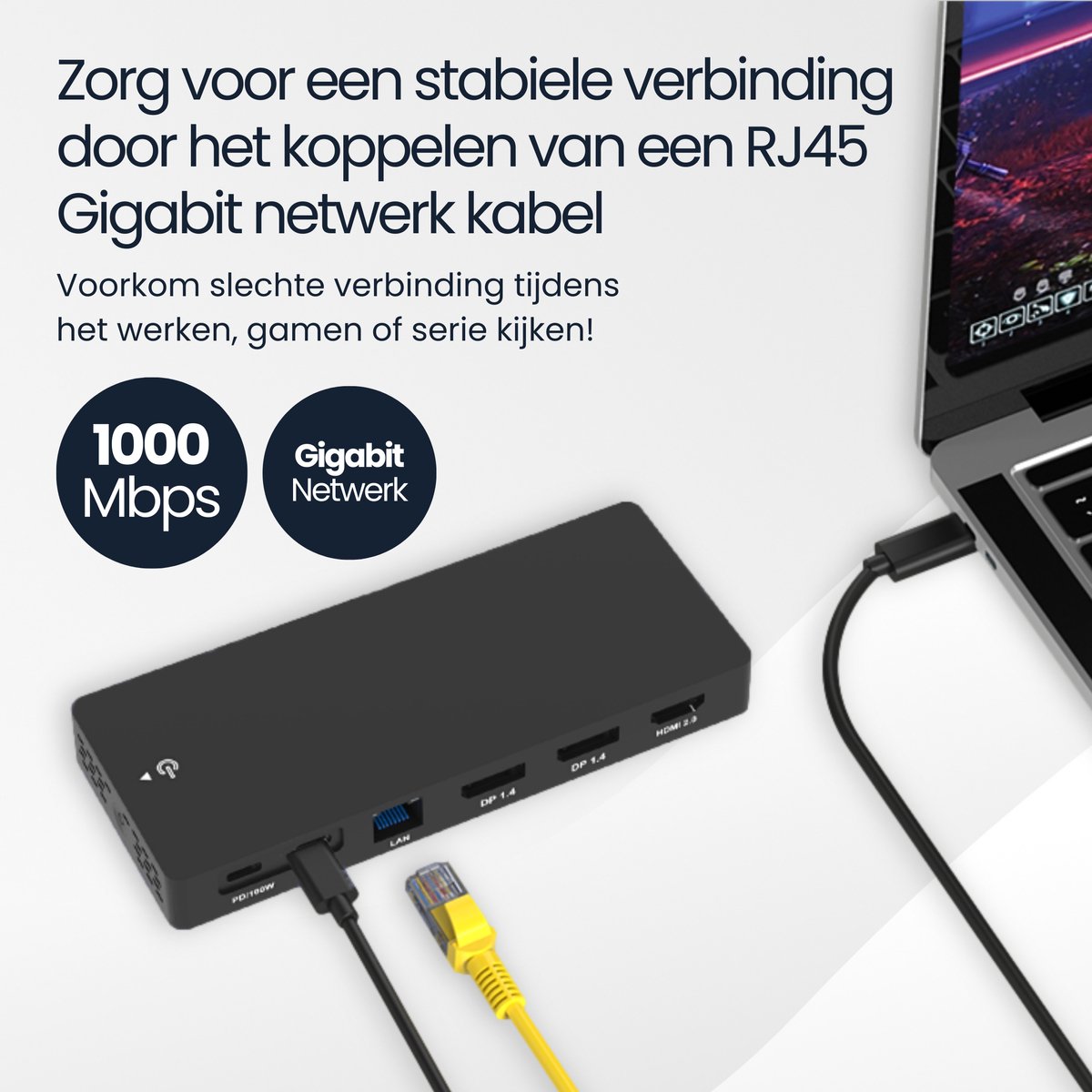 DirectGoods 13-in-1 USB C Hub Docking Station