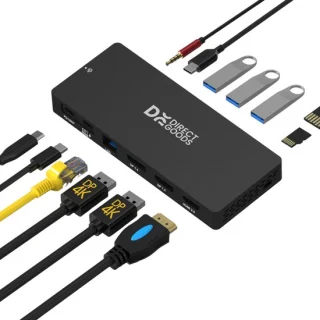 DirectGoods 13-in-1 USB C Hub Docking Station