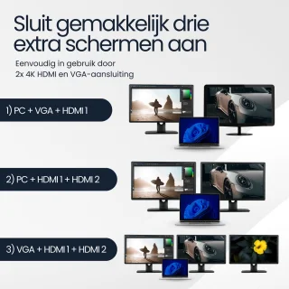 DirectGoods 13-in-1 USB-C Hub Docking Station Spacegrey