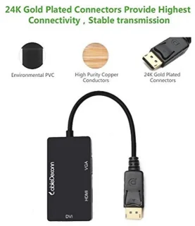 DisplayPort 3-in-1 Adapterkabel