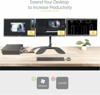 DisplayPort MST Hub - 3-poorts