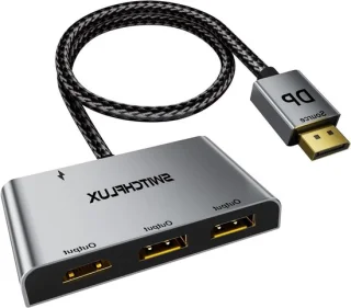 DisplayPort naar Dual DisplayPort + HDMI adapter