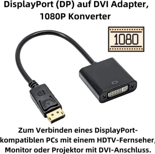 DisplayPort naar DVI-I Adapter (24+5)