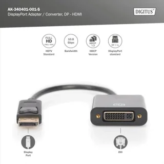 DisplayPort naar DVI-I adapter