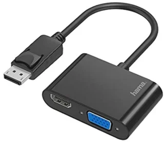 DisplayPort naar VGA & HDMI 2-in-1 adapter