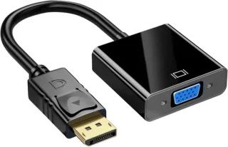 Displayport VGA-adapter - zwart