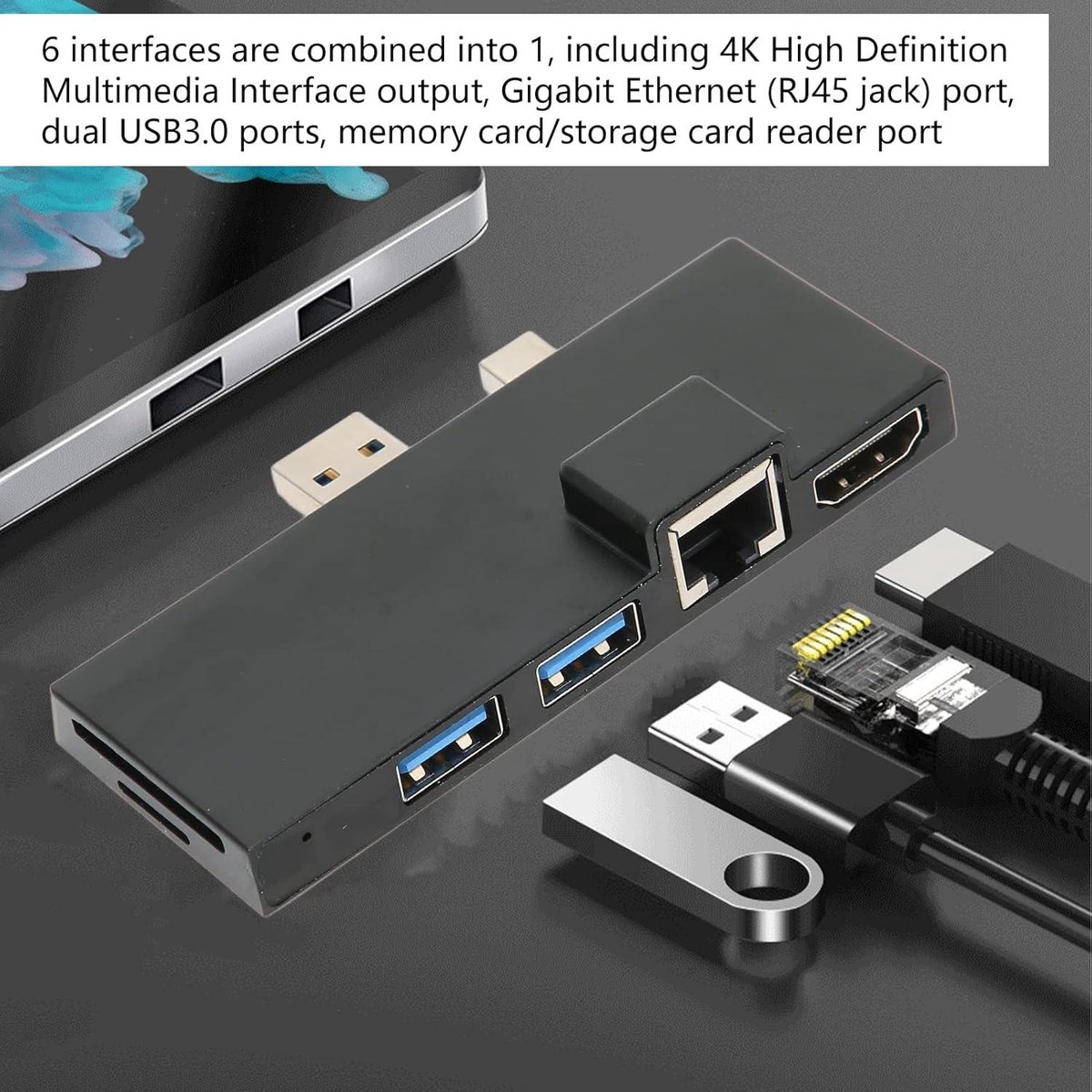 Dock Speed 4/5/6 Docking Station 4K Black