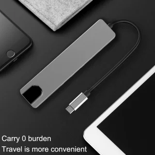 Docking Station 8-in-1 USB C HUB voor Macbook en Windows