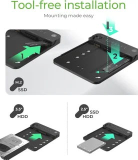Docking Station HDD & M.2 NVMe