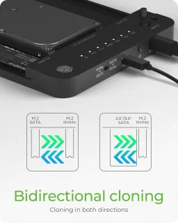 Docking Station HDD & M.2 NVMe