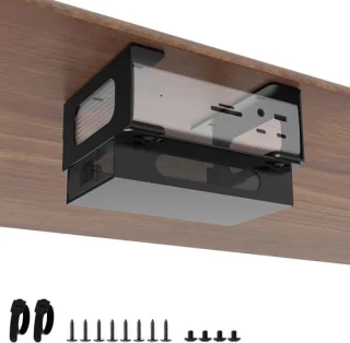 Docking Station Houder - Bureau Organizer 17.8 x 12.3 cm Zwart
